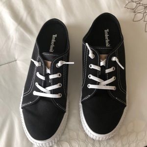 Ladies Timberland slide on sneakers